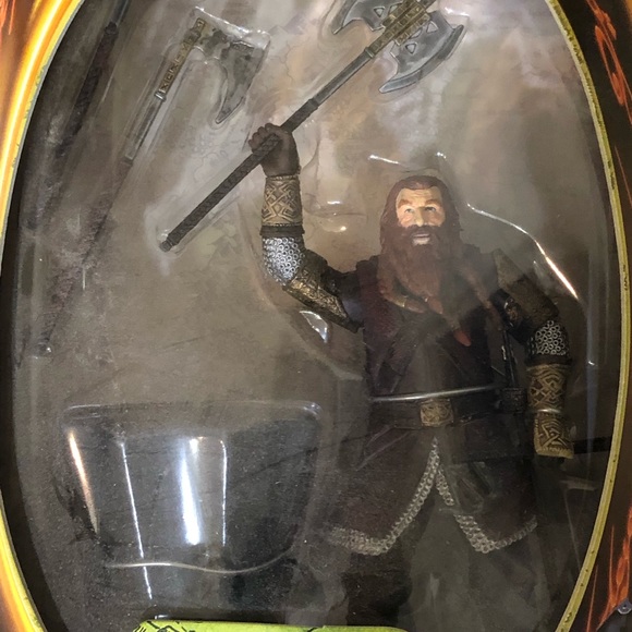 ToyBiz Lord Of The Rings The Fellowship Of The Ring Gimli Action Figure - Picture 3 of 12